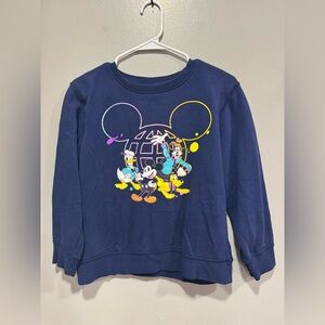 Disney Sweater Mickey Pluto and Friends Youth Size Large